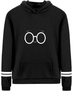 Aesthetic Harry Potter Hoodie for Girls - Black