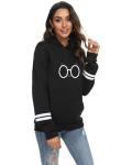 Aesthetic Harry Potter Hoodie for Girls - Black