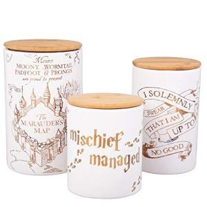 Harry Potter Marauder's Map Canister Set – 3 Pieces