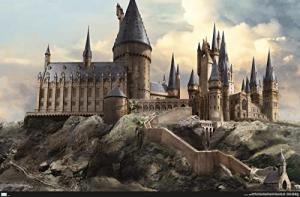 Harry Potter Hogwarts at Sunrise Wall Poster