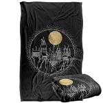 Hogwarts Full Moon Art Soft Throw Blanket