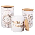Harry Potter Marauder's Map Canister Set – 3 Pieces