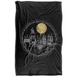 Hogwarts Full Moon Art Soft Throw Blanket