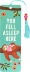 Magical 'You Fell Asleep Here' Beaded Bookmark