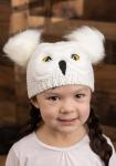 Hedwig Owl Knit Beanie Hat for Toddlers