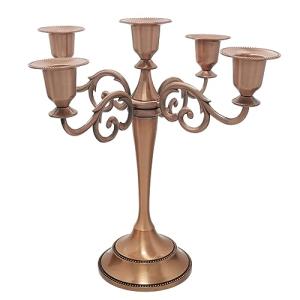 Elegant Copper Candelabra for Taper Candles