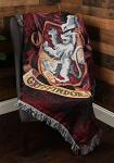 Gryffindor Shield Woven Tapestry Throw Blanket