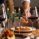 Harry Potter Green Flameless Taper Candles - 4 Pack