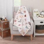 Harry Potter Gold and Tan Cozy Sherpa Blanket