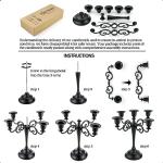 Elegant Copper Candelabra for Taper Candles