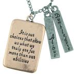 Dumbledore Quote Necklace from Harry Potter