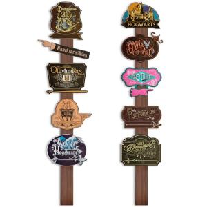 Harry Potter Directional Sign Set – 12 Pieces