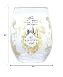Harry Potter Stemless Wine Glasses Set - 20oz