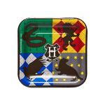 Harry Potter Themed Square Paper Plates - 8 Pack