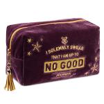 Harry Potter Velvet Makeup Bag with Hogwarts Design