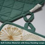 Funny Owl Oven Mitts and Pot Holders Set