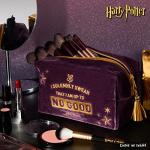 Harry Potter Velvet Makeup Bag with Hogwarts Design