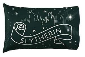 Slytherin Double-Sided Pillowcase - Soft Bedding