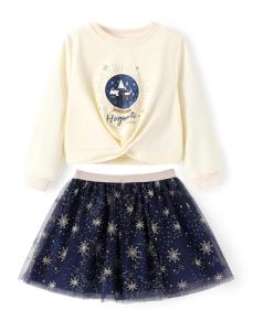 Harry Potter Girls Hogwarts Sweatshirt and Tutu Set