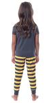 Hufflepuff House Crest Pajama Set for Girls