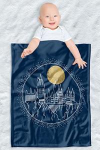 Harry Potter Hogwarts Full Moon Baby Blanket