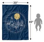 Harry Potter Hogwarts Full Moon Baby Blanket