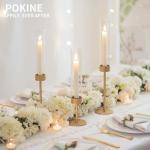 Gold Candle Holders Set for Magical Occasions