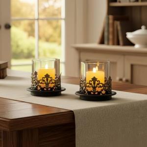 Harry Potter Vintage Gothic Candle Holders Set of 2