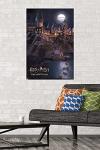 Hogwarts at Night Wall Poster - Harry Potter