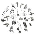 Harry Potter Antiqued Silver Charms - 25 Piece Set
