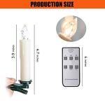 Flameless LED Taper Candles for Harry Potter Decor