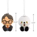 Harry Potter and Hedwig Magnetic Christmas Ornaments Set