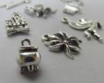 Harry Potter Antiqued Silver Charms - 25 Piece Set