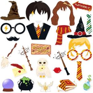 25 Magical Wizard Party Photo Booth Props