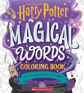 Harry Potter Magical Words Coloring Book & Posters