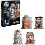 4D Diagon Alley 3D Model Kit with 4 Buildings