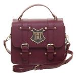 Maroon Hogwarts Satchel Handbag with Charms
