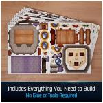 4D Diagon Alley 3D Model Kit with 4 Buildings