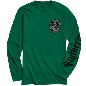 Slytherin House Long Sleeve T-Shirt for Adults