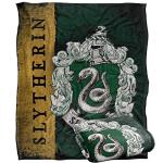Slytherin House Crest Harry Potter Throw Blanket