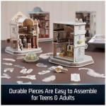 4D Diagon Alley 3D Model Kit with 4 Buildings