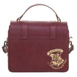 Maroon Hogwarts Satchel Handbag with Charms