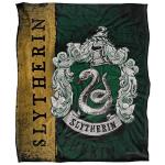 Slytherin House Crest Harry Potter Throw Blanket