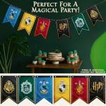 Hogwarts House Flags Set of 6 for Parties