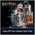 4D Diagon Alley 3D Model Kit with 4 Buildings