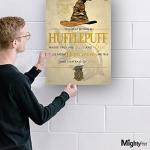 Hufflepuff Hogwarts Sorting Hat Wall Art 17” x 24”