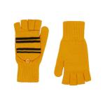 Hufflepuff Fingerless Gloves with Mitten Cover