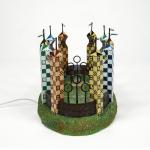 Harry Potter Quidditch Pitch Lit Figurine