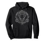 Slytherin Snake Line Art Pullover Hoodie