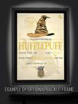 Hufflepuff Hogwarts Sorting Hat Wall Art 17” x 24”